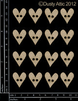 Mini Heart Buttons image 0