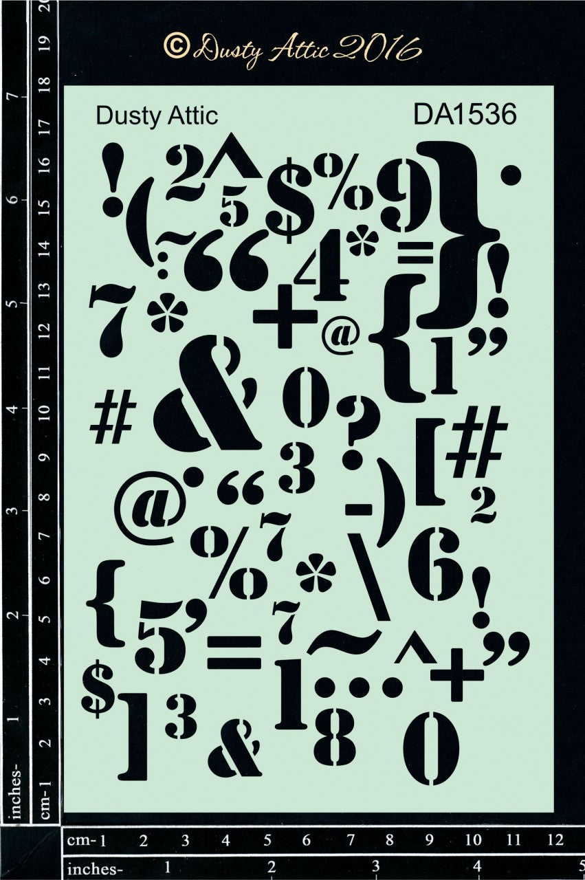 Keyboard Jumble Stencil image 0