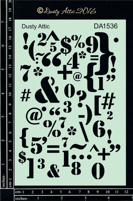 Keyboard Jumble Stencil image 0
