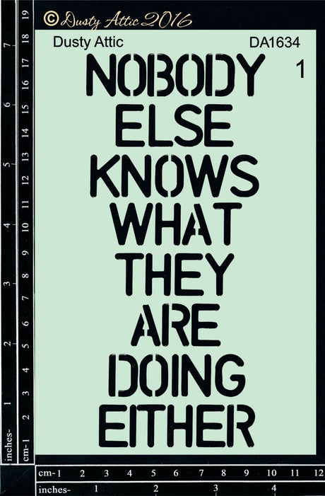 Wise Words Stencil #1 image 0