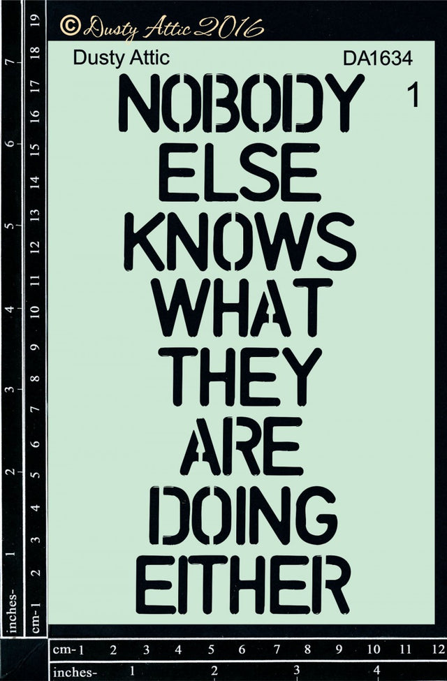 Wise Words Stencil #1 image 0