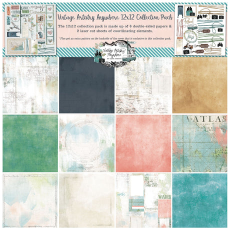 Vintage Artistry Anywhere 12" x 12" Collection Pack image 0