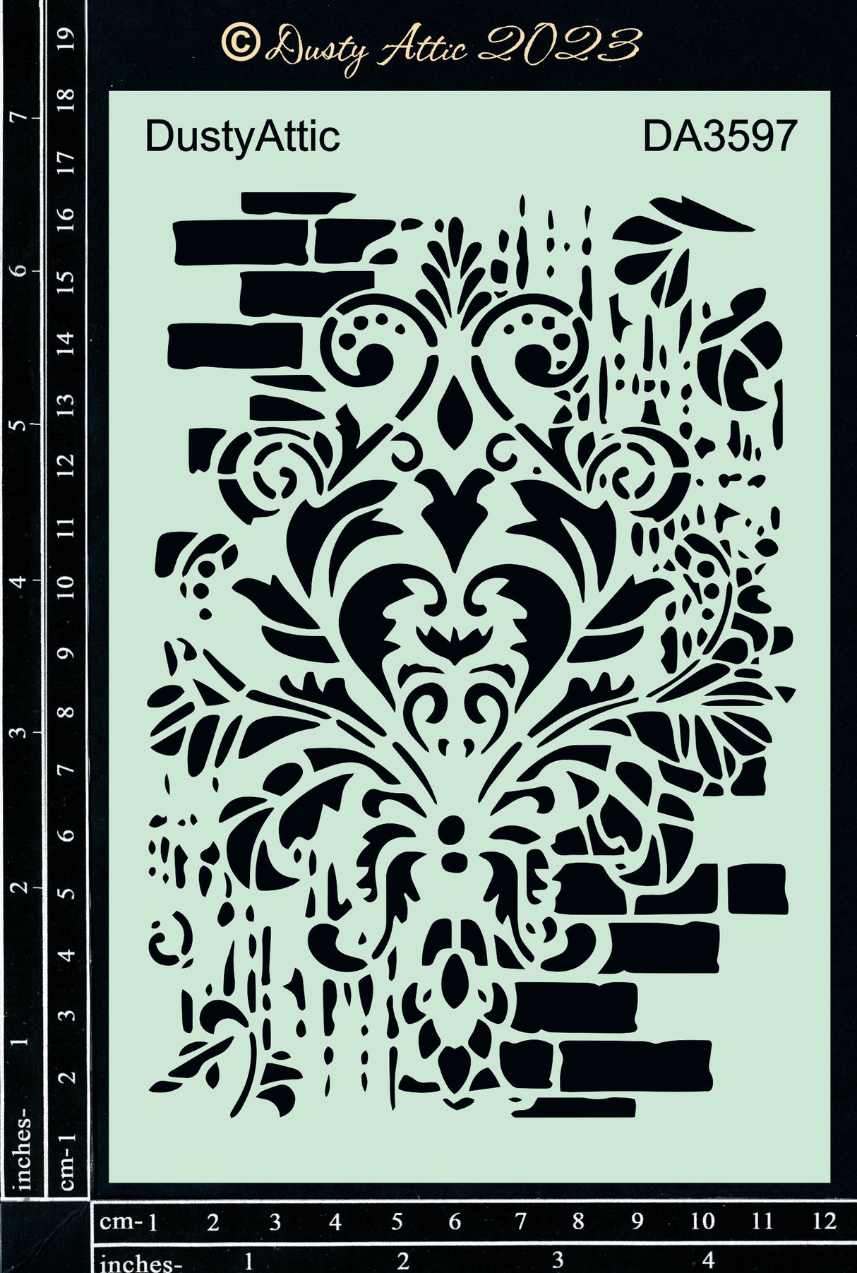 Damask Stencil #4 image 0