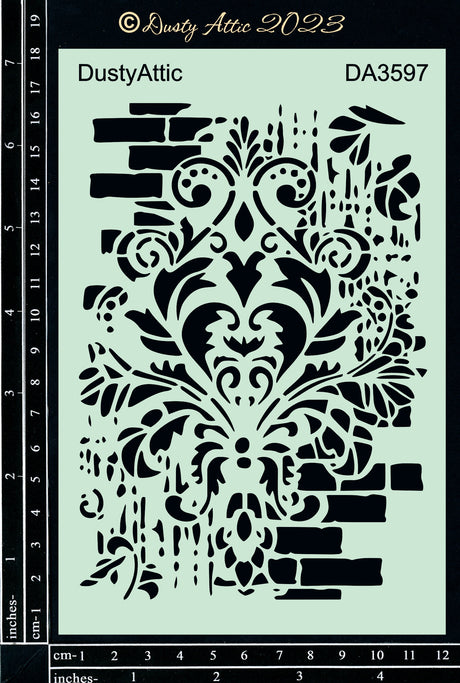 Damask Stencil #4 image 0