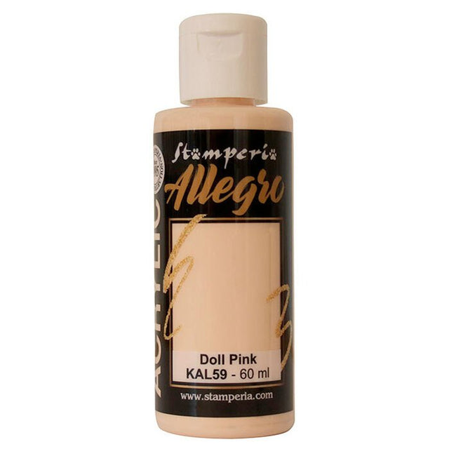 Stamperia Allegro Paint 60ml - Doll Pink image 0