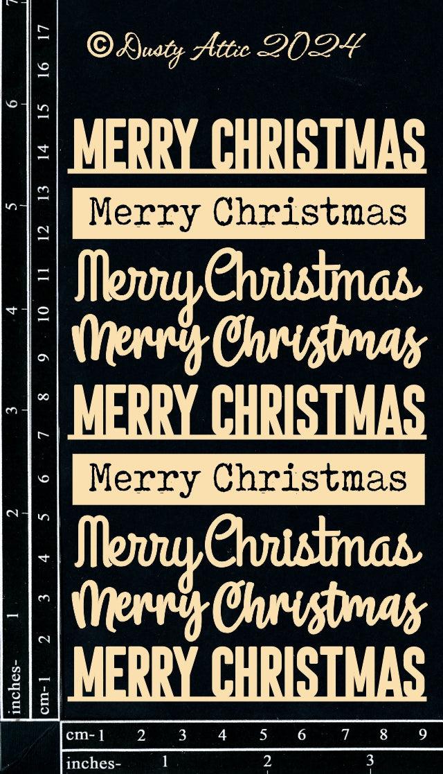 Card Sentiments 12 - Merry Christmas image 0