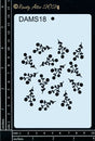 Dusty Mini Stencil 18 – Berries image 0