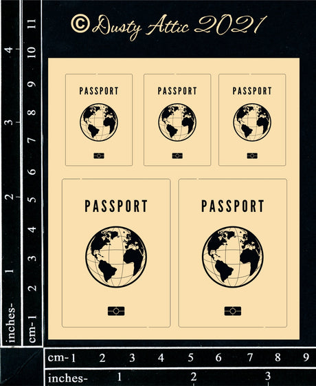 Mini Passports (Black) - NZ image 0