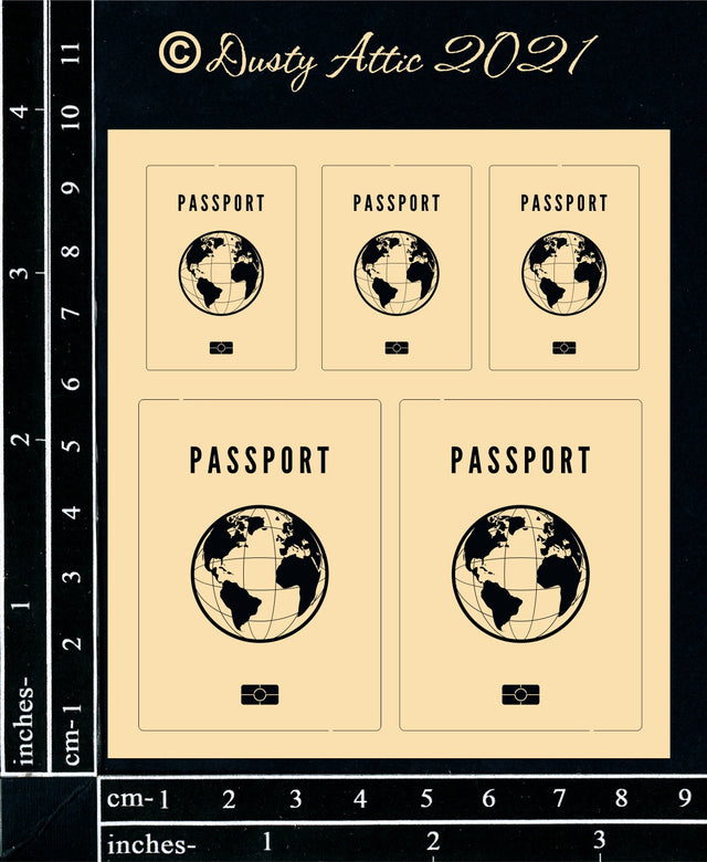 Mini Passports (Black) - NZ image 0