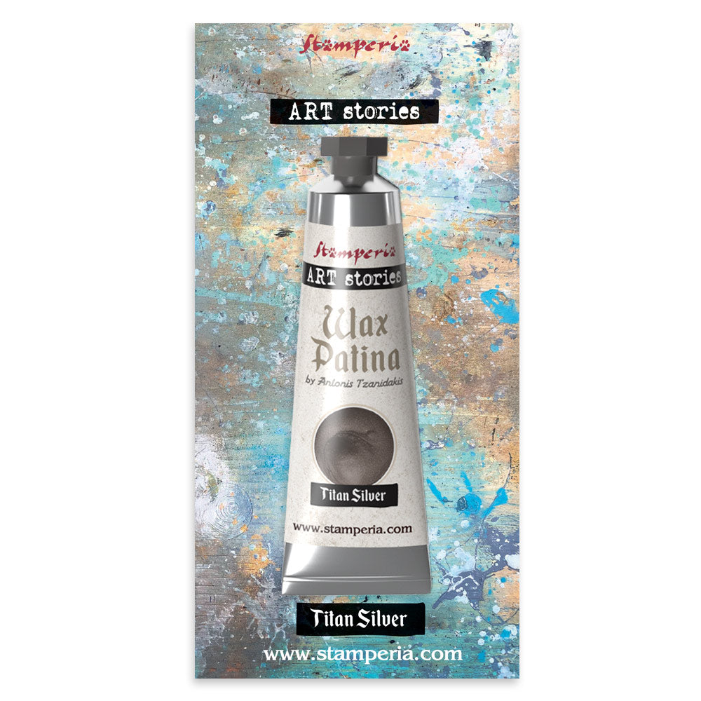 Stamperia Wax Patina - Titan Silver