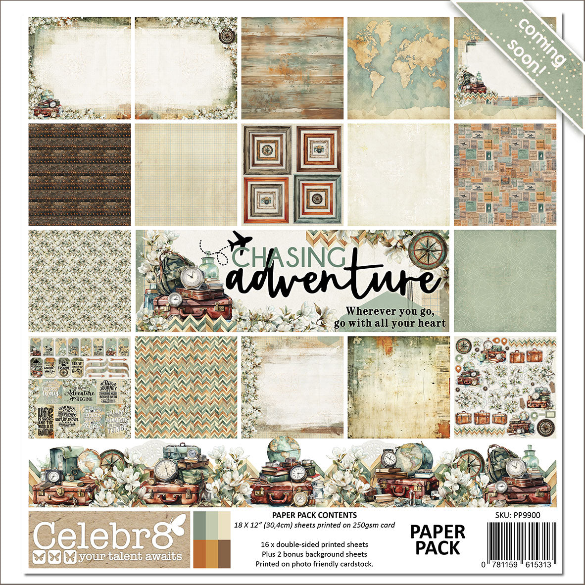 Celebr8 - Chasing Adventure Paper Pack