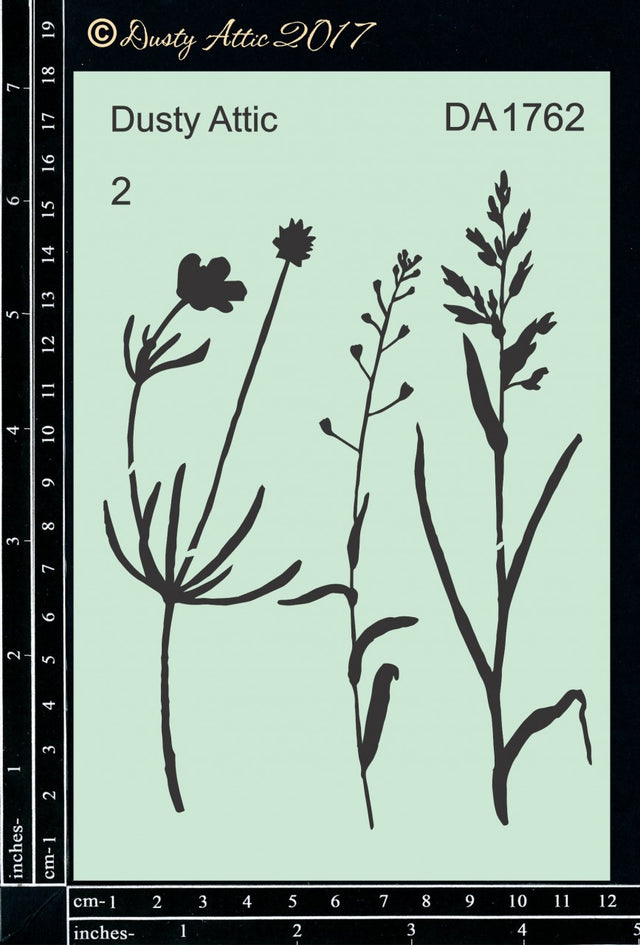 Wildflowers #2 Stencil image 0