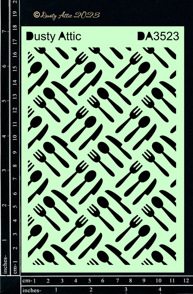 Cutlery Stencil image 0