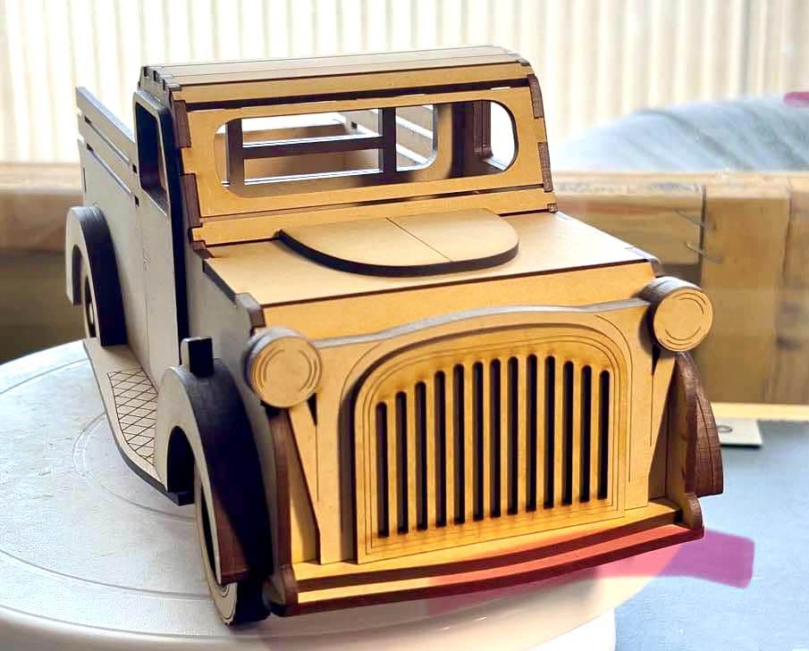 3D MDF Pick Up Truck image 1