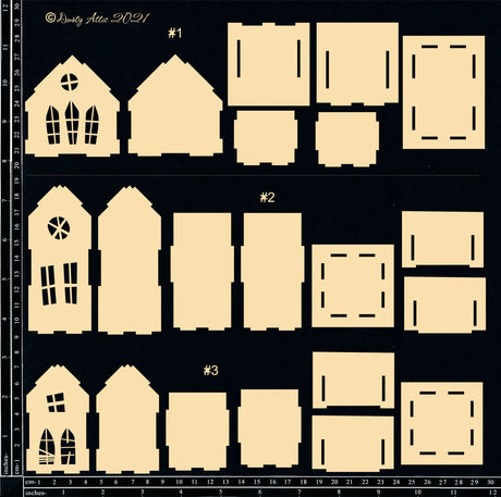 3D Haunted House Set image 0