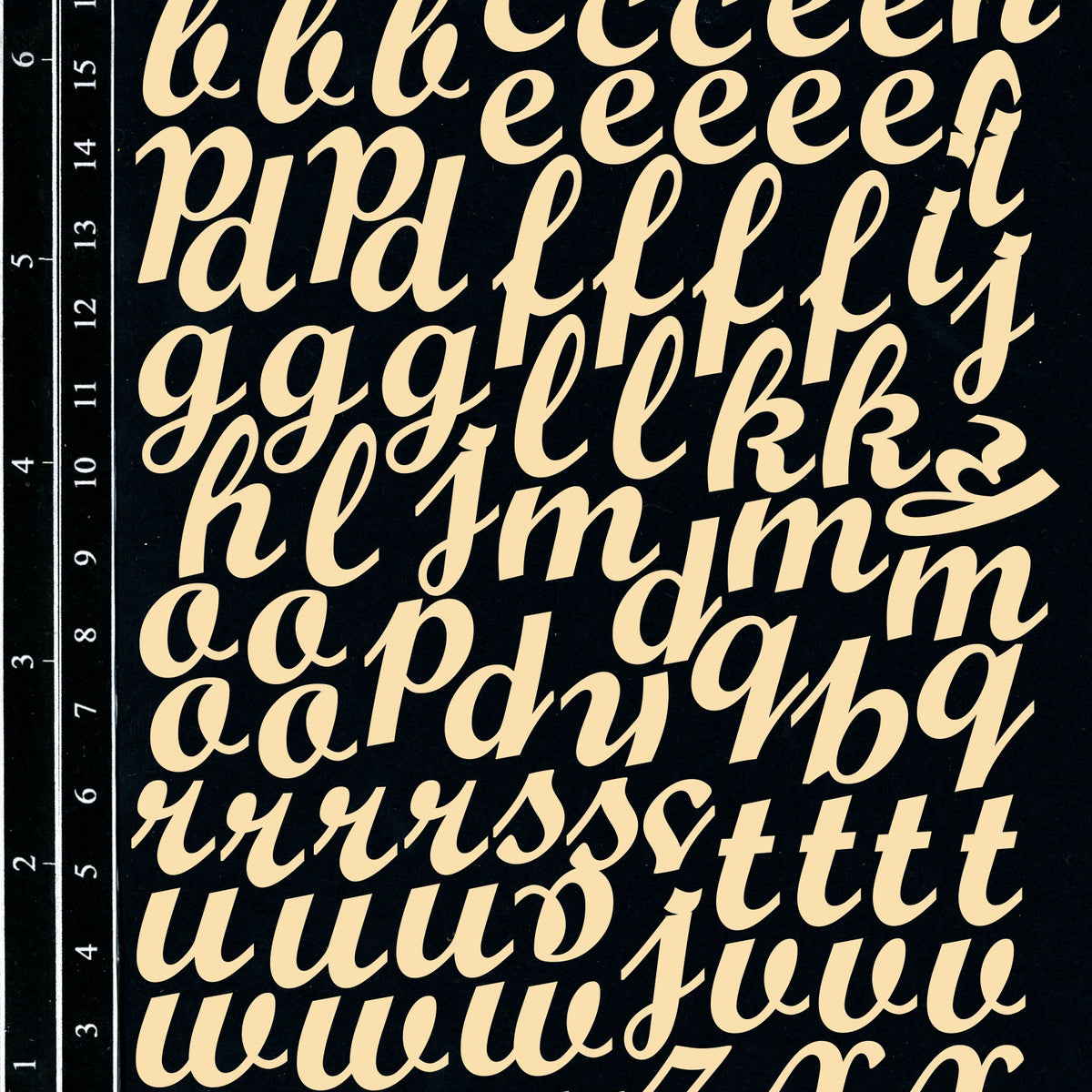 Alpha Script ABC set – The Dusty Attic