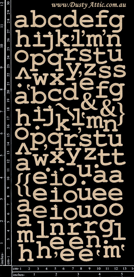 Typewriter ABC set image 0