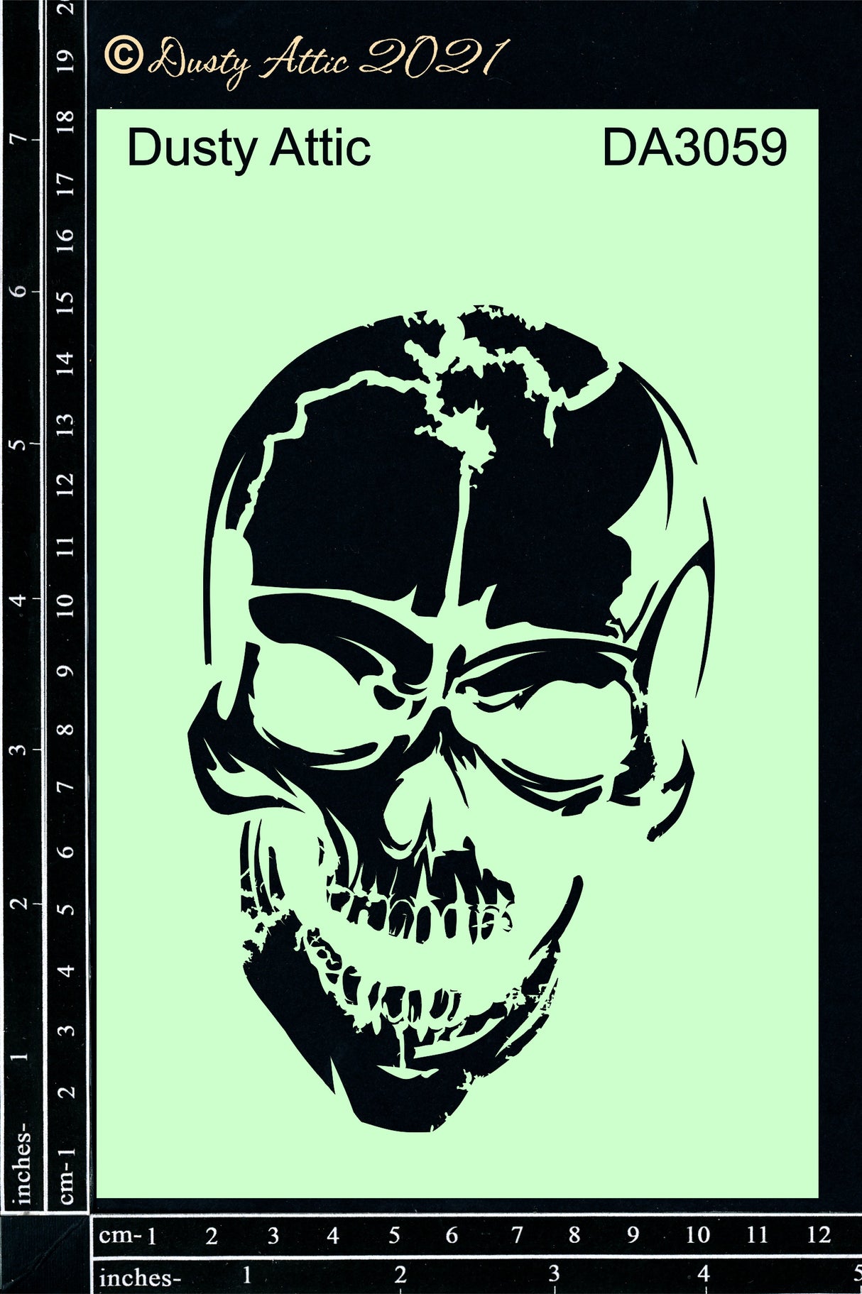 Skull Stencil image 0