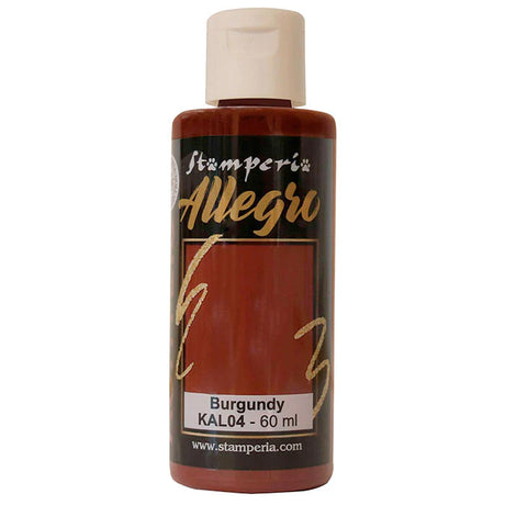 Stamperia Allegro Paint 60ml - Burgundy image 0