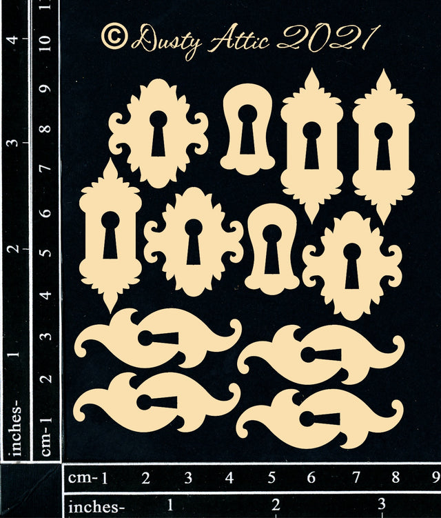 Mini Decorative Keyholes image 0