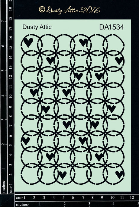 Love Circles Stencil image 0