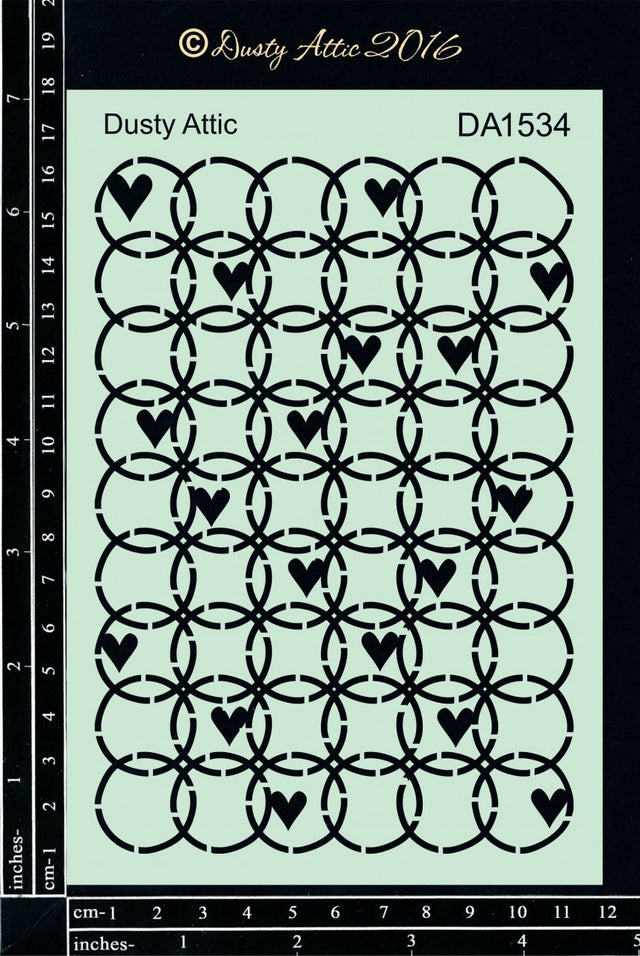 Love Circles Stencil image 0
