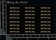 Mini Card Sentiments - Just for You (Black) image 0