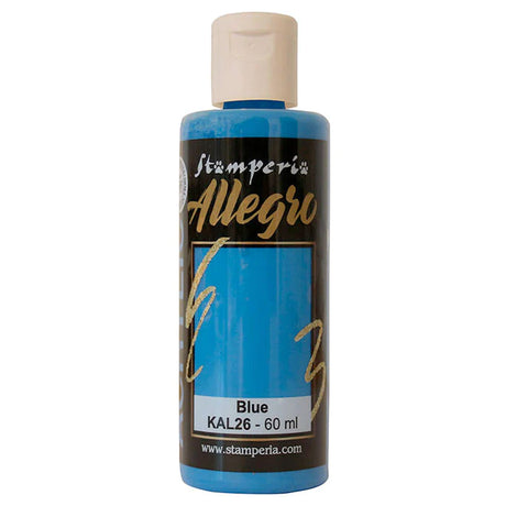 Stamperia Allegro Paint 60ml - Blue image 0