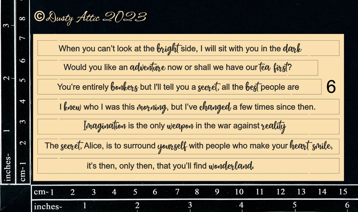 Quoted Sentiment #6 - Alice image 0