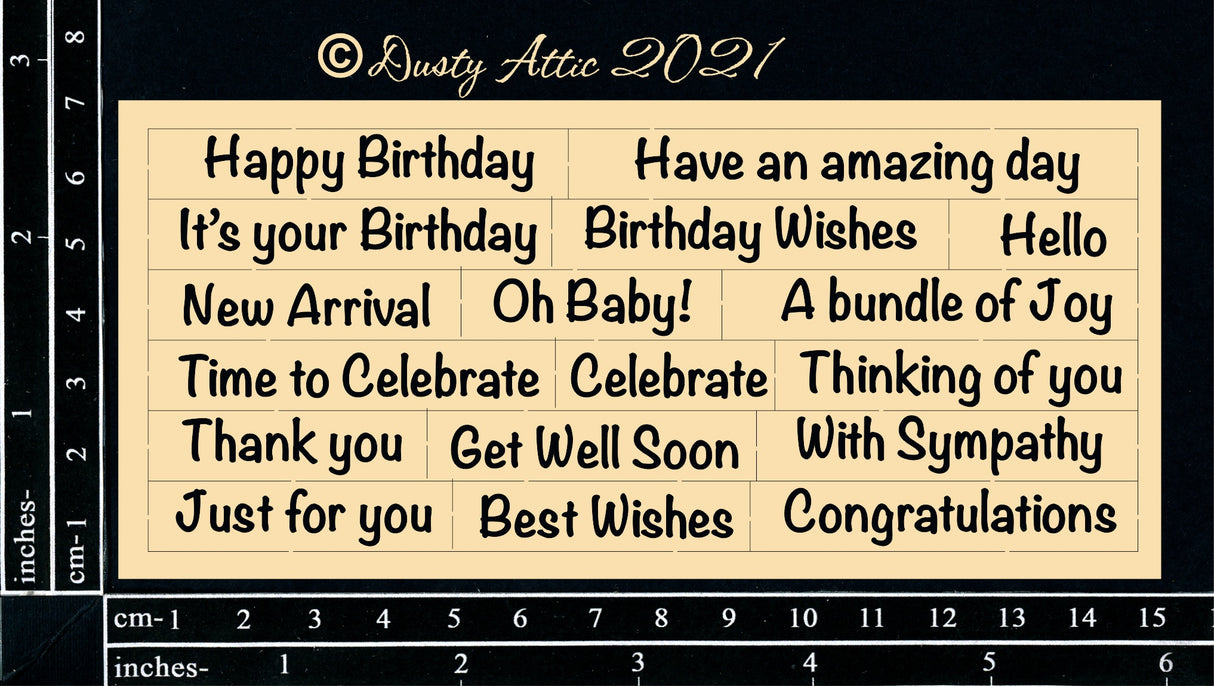 Card Sentiments #2 image 0