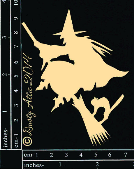 Witch on Broom #2 image 0