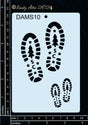 Dusty Mini Stencil 10 – Santas Boots image 0