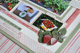 Designer Scrapbooking Kit #176- Strawberry Picking image 5