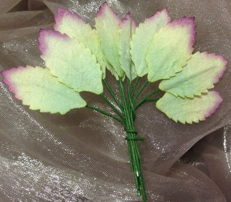 Dusty Rose Leaves small yellow image 0