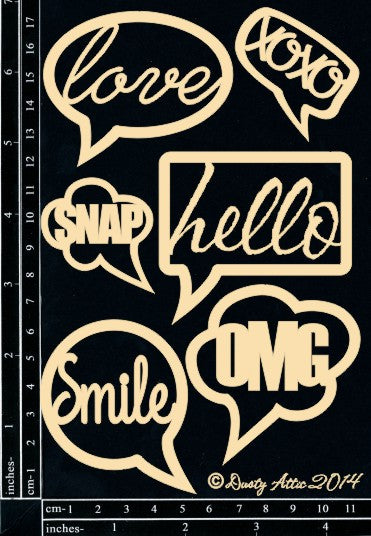 Speech Bubbles #1 - Words image 0