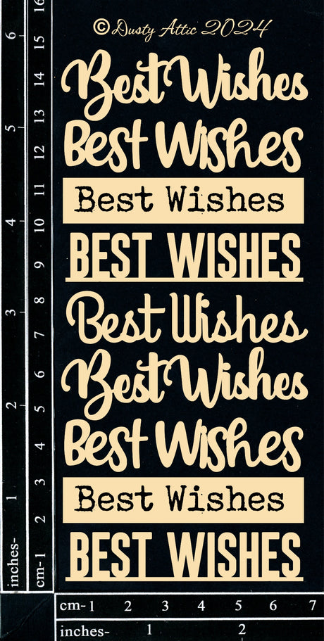 Card Sentiments 7 - Best Wishes image 0