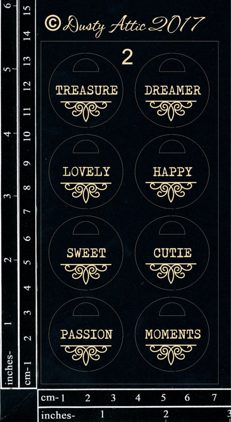 Word Tags #2 BLACK image 0