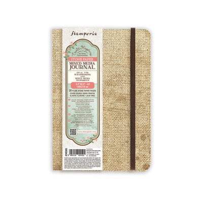 Stamperia Journal A5 Stone - Create Happiness image 0