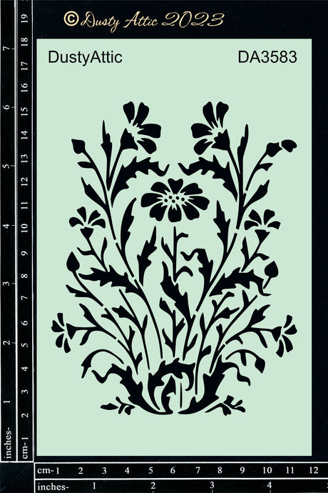 Wildflower Stencil #3 image 0