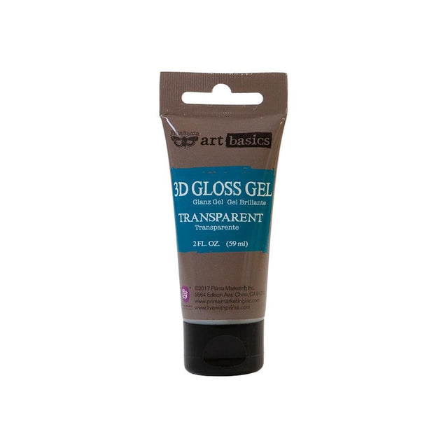 Finnabair Art Basics 3D Gloss Gel 2oz Transparent image 0