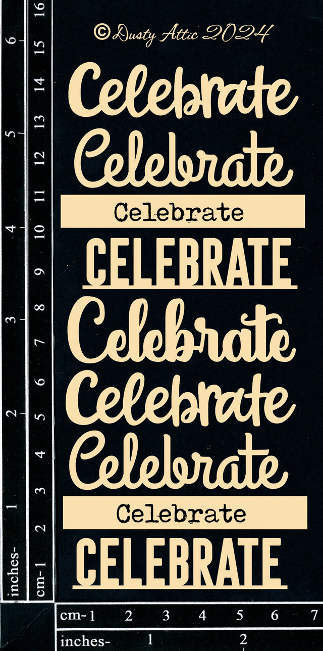 Card Sentiments 10 - Celebrate image 0