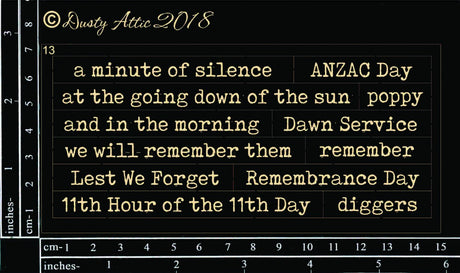 Wordpl@y #13 BLACK (ANZAC) image 0