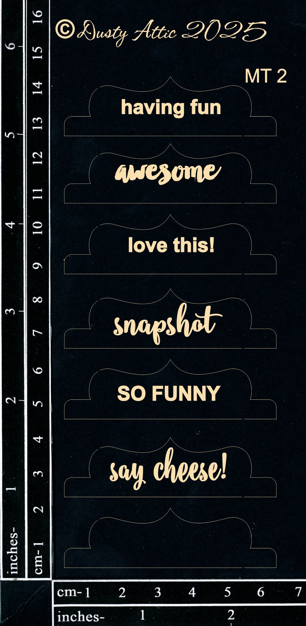 Mini Tabs #2 BLACK